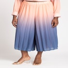 Pleated Ombre Cover-Up Culotte image number null