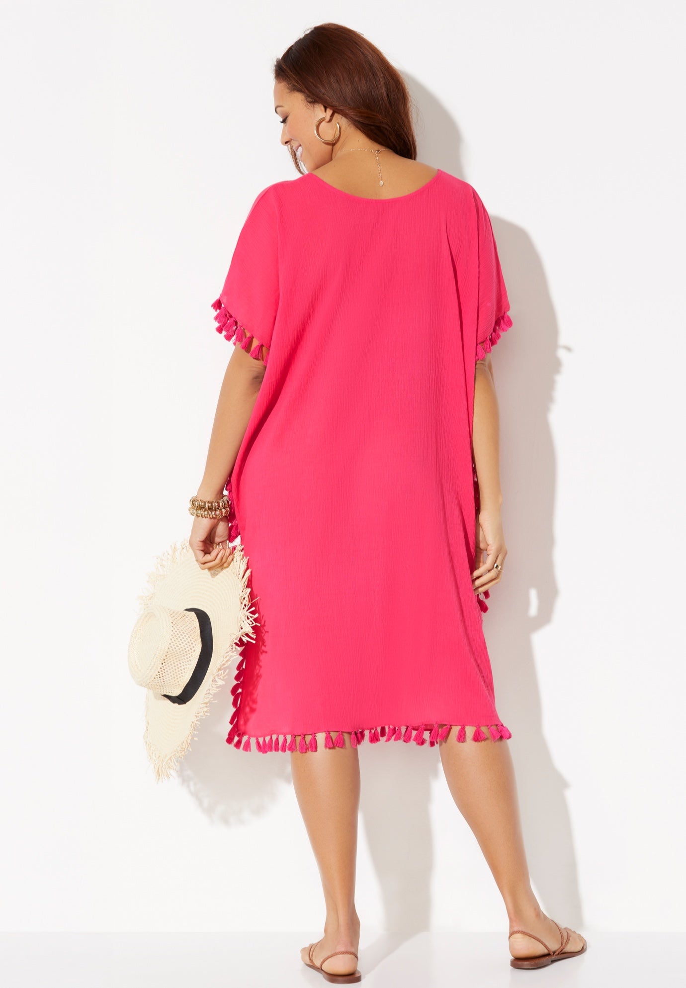 Everly Cotton Gauze Cover Up Tunic image number 1