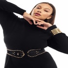 Turtleneck Sweater Dress image number null