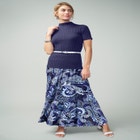 Everyday Stretch Knit Maxi Skirt image number null