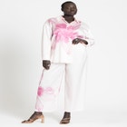 Oversized Printed Top image number null