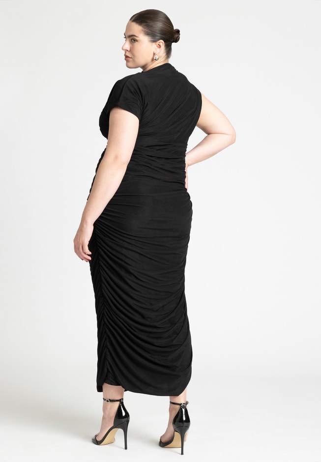 Draped Asym Dress image number 1
