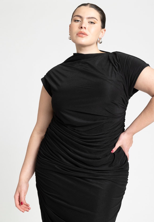Draped Asym Dress image number 2