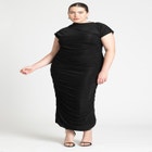  Draped Asym Dress image number null