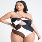 String One Shoulder With Front Cut-Out image number null