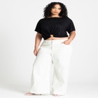 Hardware Shirred Tee image number null