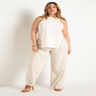 Scooped Hem Tank Top image number null