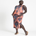 Printed Mesh Dress image number null