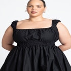 Poplin Flare Mini Dress image number null