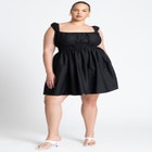 Poplin Flare Mini Dress image number null