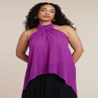 High-Low Halter Top image number null