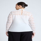 Bow Bodice Lace Top image number null