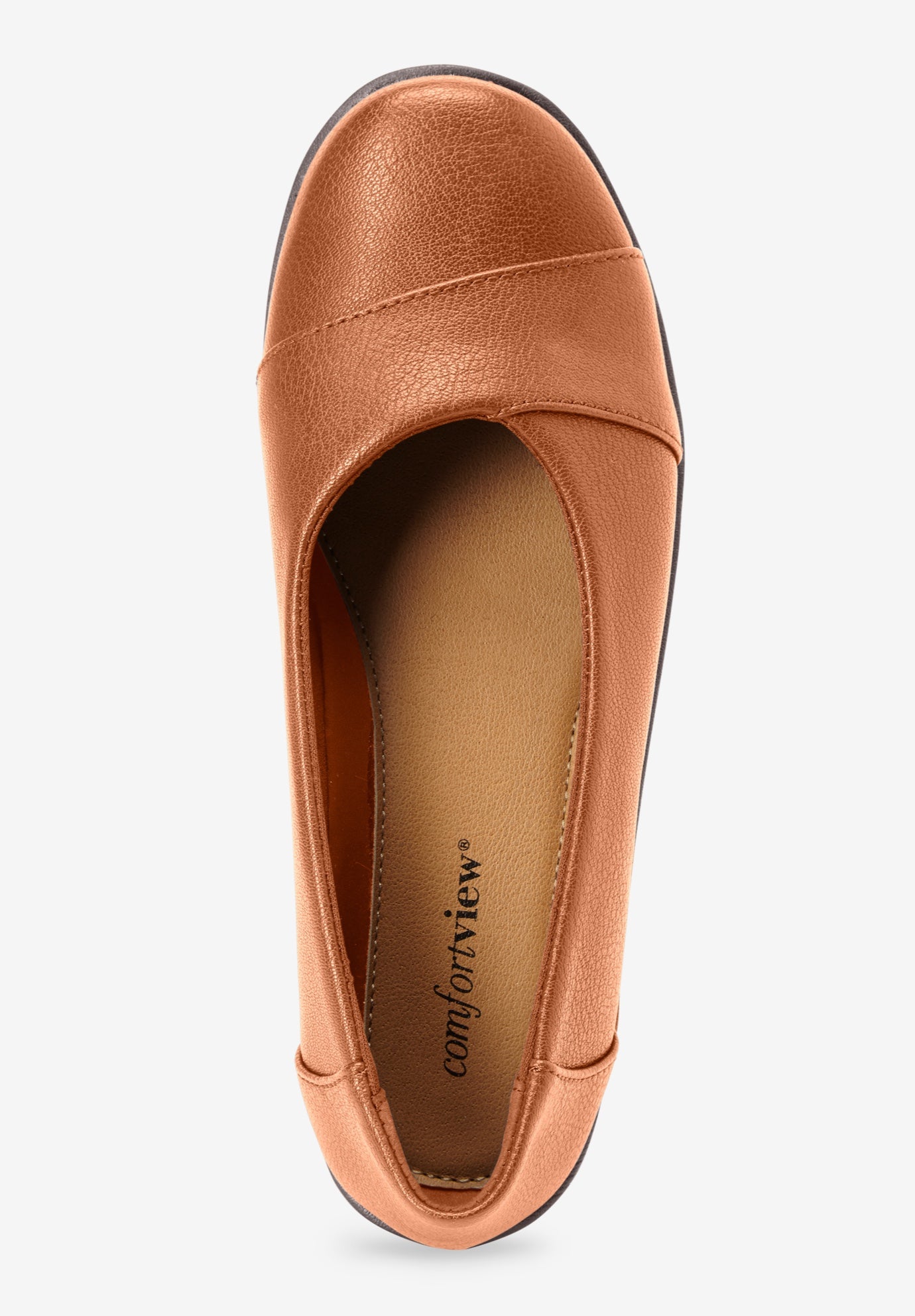 The Gab Faux Leather Slip On Flat image number 5