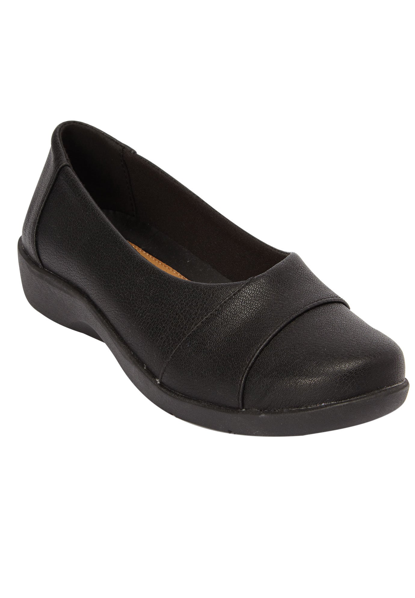 The Gab Faux Leather Slip On Flat image number 0