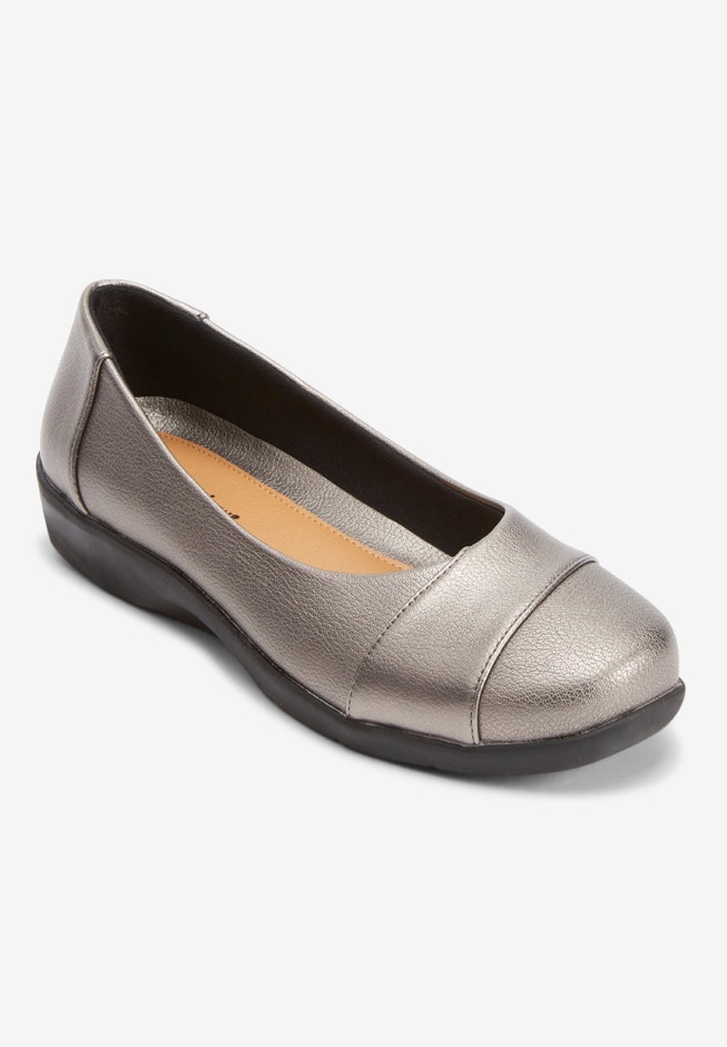 The Gab Faux Leather Slip On Flat image number 1