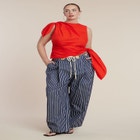 Twist-Tie Poplin Top image number null