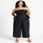 Drawstring Straight Leg Pant image number null