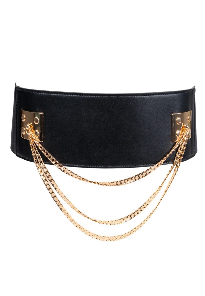 Wide Waist Chain Belt image number 2