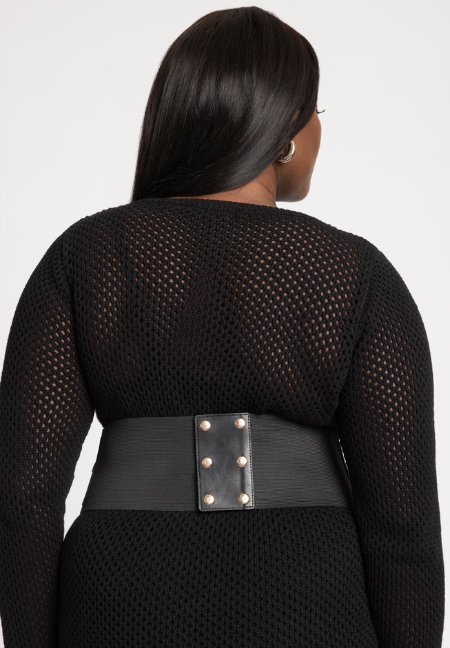 Tie Front Corset Belt image number 1