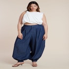 Twist Drape Bubble Tee image number null