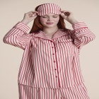 Striped Sleep Eye Mask image number 1