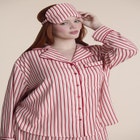 Striped Sleep Eye Mask image number 2
