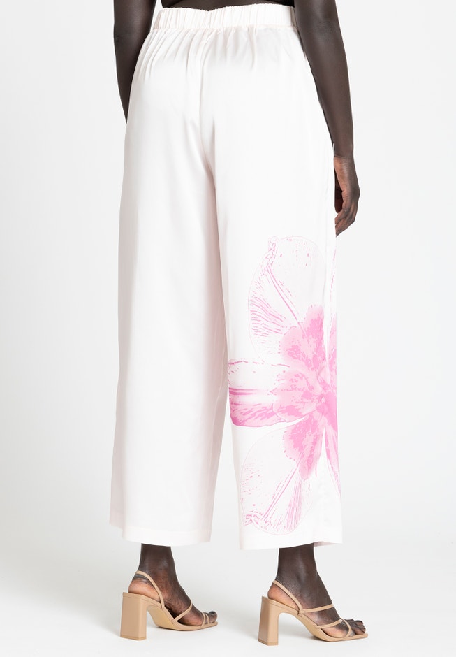 Pull On Printed Wide Leg Pant image number null