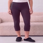Plus Size Essential Stretch Capri Legging image number 0