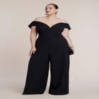 Off The Shoulder Structured Jumpsuit image number 0
