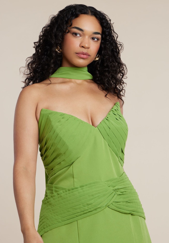  Train Detail Strapless Gown image number 3