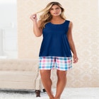 Knit Sleep Tank image number null