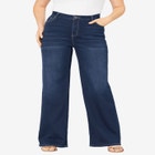 Plus Size 24/7 Stretch Wide Leg Jean image number null