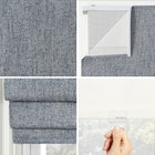 Sun Zero&trade; Somerton Textured 100% Blackout Cordless Roman Shade image number null