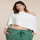 Knit Capelet Top image number null