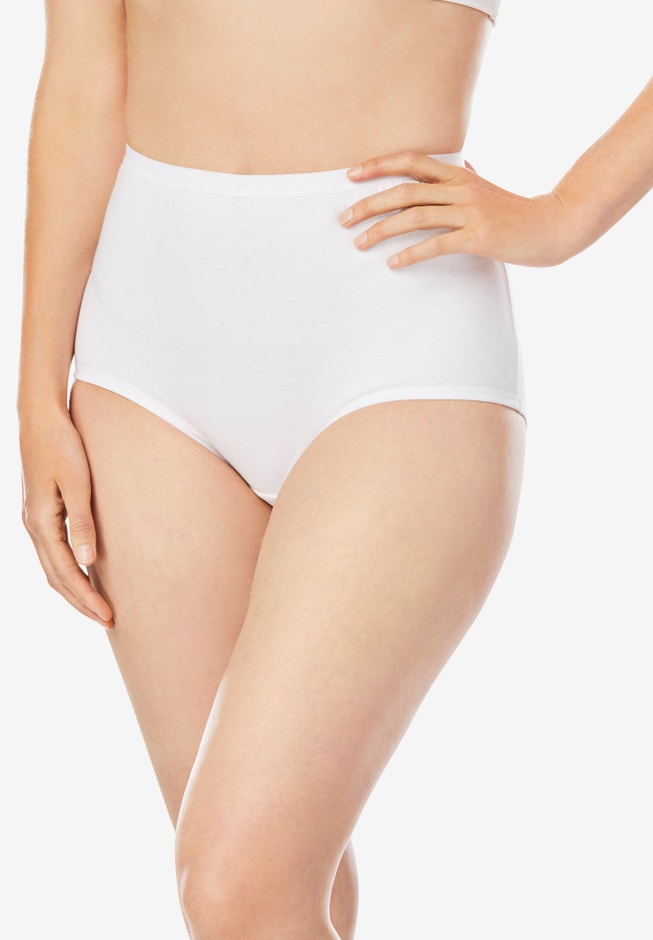 Full Coverage Stretch Cotton Brief 5-Pack image number 2