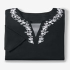 7-Day Embroidered Layered-Look Tunic image number null