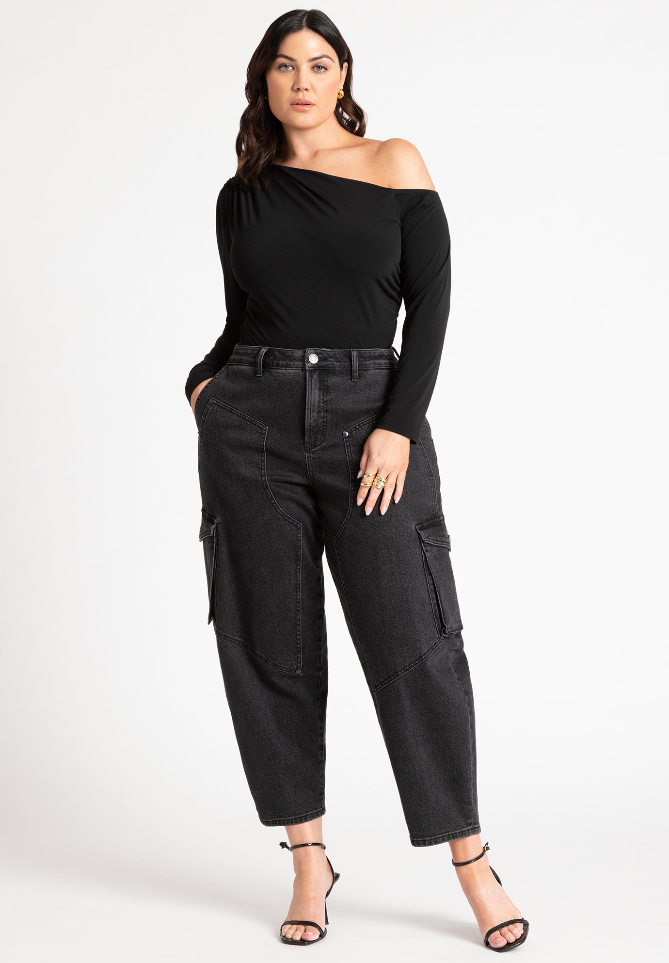 【in a row】See-through unbalanced shoulder tee Women Y2K Off Shoulder Ruched Sheer Tee Shirt Crop Top
