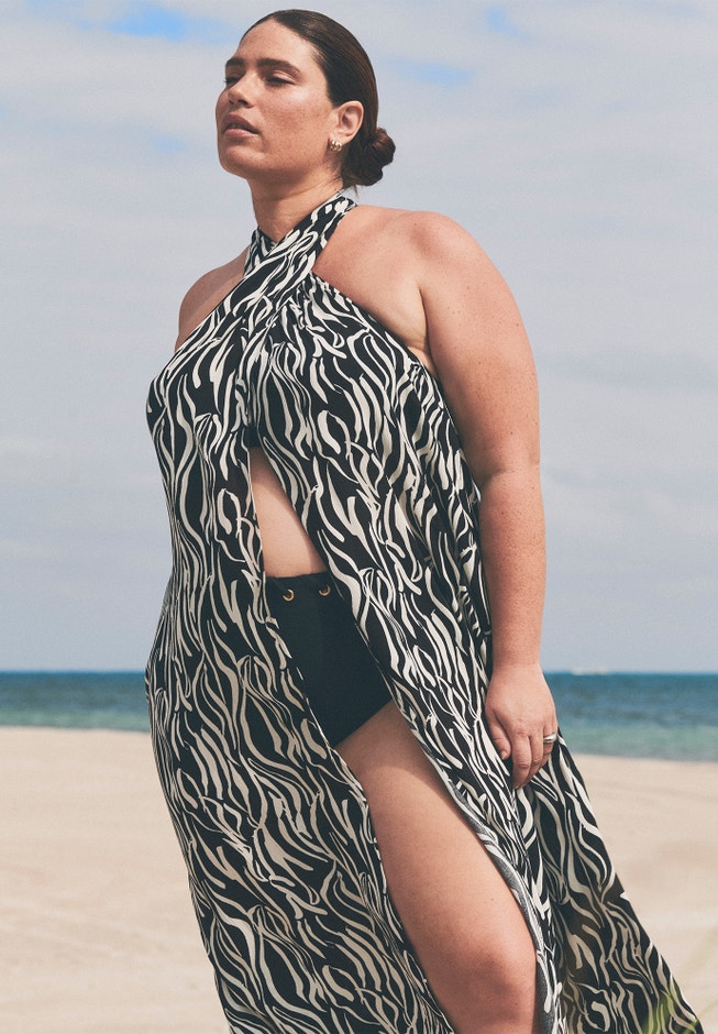 Cross Neck Cover Up Tunic image number 4