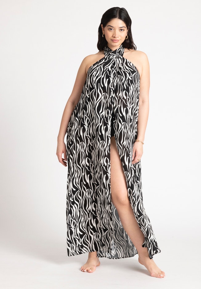 Cross Neck Cover Up Tunic image number 0