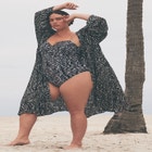 Selfbelt Front Cover Up Kaftan image number null