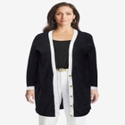 Tipped Button Front Cardigan image number null