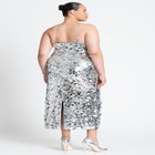 Strappy Paillette Column Dress image number null