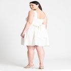 Bow Back Mini Dress image number null