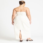 Denim Column Dress image number null