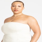 Denim Column Dress image number null