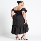 Off The Shoulder Shirred Dress image number null