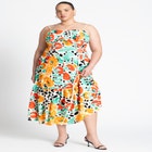 Strappy Flare Maxi Dress image number null