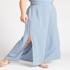 Bead Detail Side Slits Cover Up Pant image number null