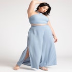 Bead Detail Side Slits Cover Up Pant image number null