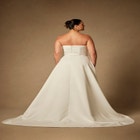 Bridal by ELOQUII Sculptural Gown With Removable Skirt image number null